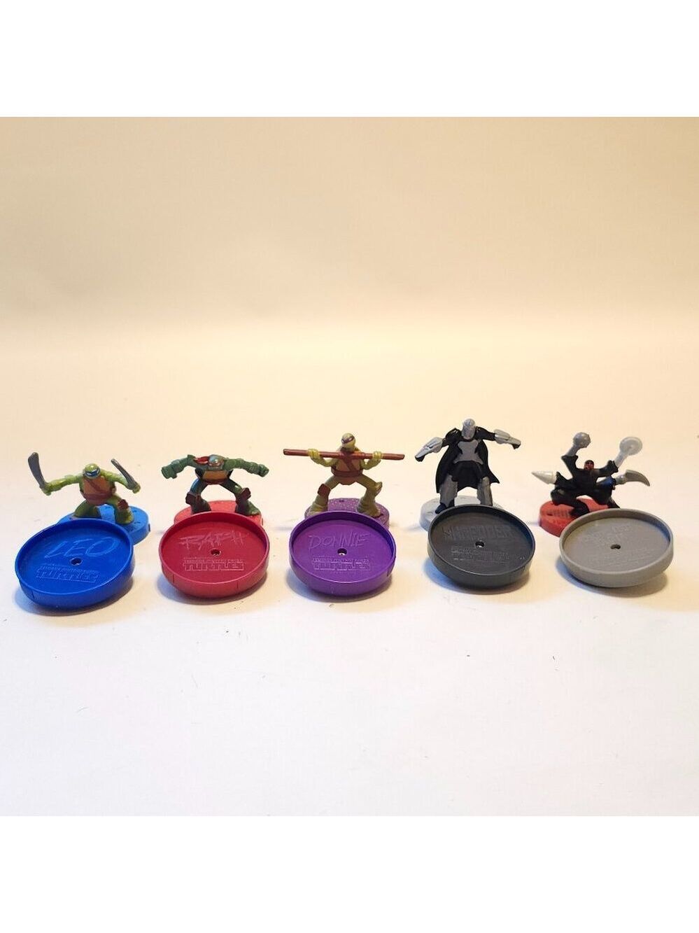 2015 McDonalds Teenage Mutant Ninja Turtles Lot Of 5 Figure Nickelodeon